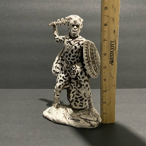 Hand made Mayan Jaguar Warrior - Picture 1 of 6